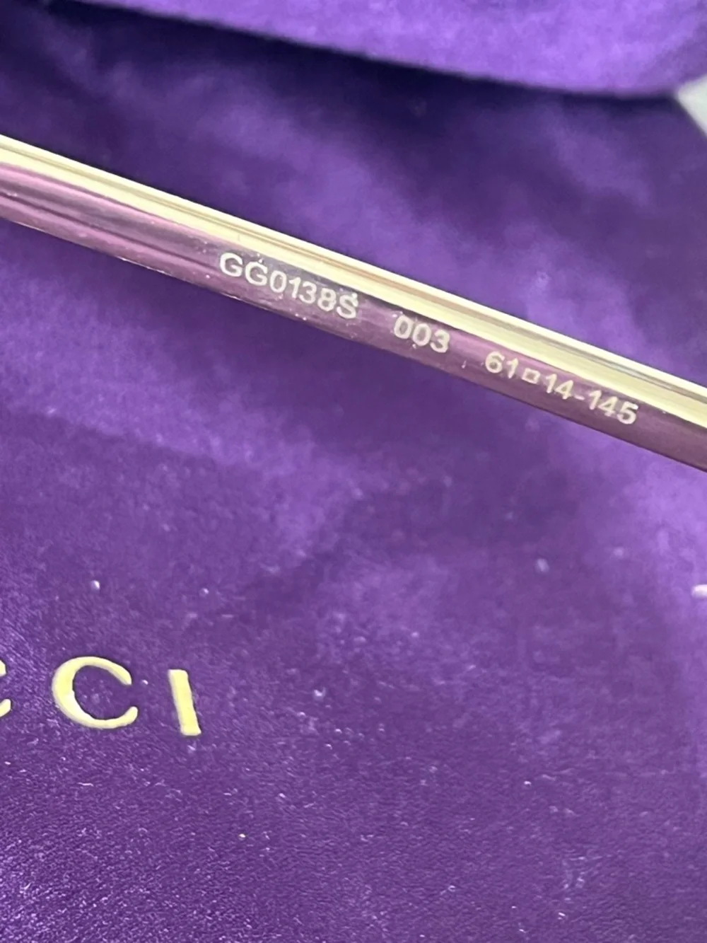 Gucci aviator prescription